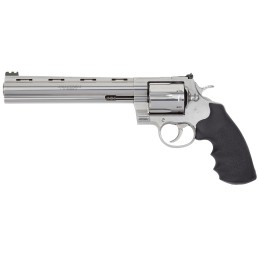 Colt Mfg ANACONDASP8RFT Anaconda Target 44 Mag 6rd 8 Stainless Vent Rib Barrel Stainless Steel Frame Black  Rubber Grip