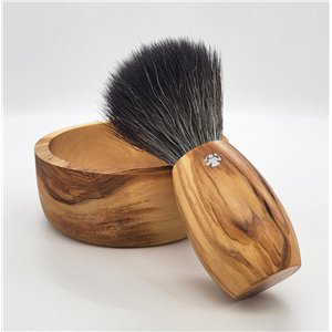 Shaving Brush Olive Wood