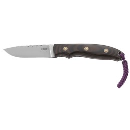 CRKT 2861 HuntN Fisch  2.99 Fixed Plain Satin 9Cr18MoV SS BladeMultiColor G10 Handle Includes LanyardSheath