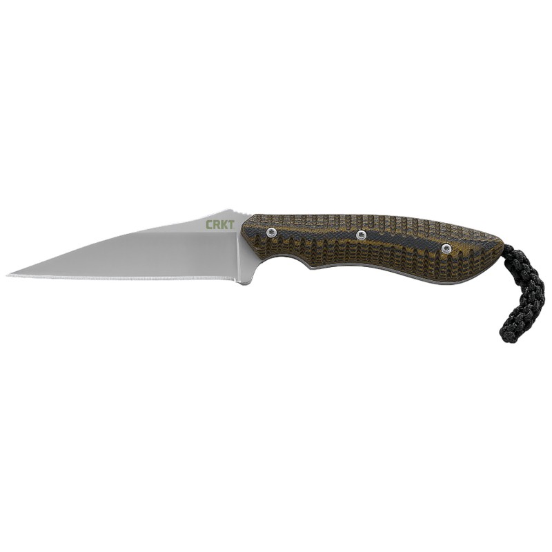 CRKT 2388 S.P.E.W.  3 Fixed Wharncliffe Plain Bead Blasted BlackBrown BladeG10 BlackBrown G10 Handle Includes Sheath