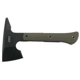 CRKT 2726 Jenny Wren Compact Compact 2.59 Tomahawk wSpike Plain SK5 Steel Blade Green GRN Handle 10.06 OAL Includes Sheath