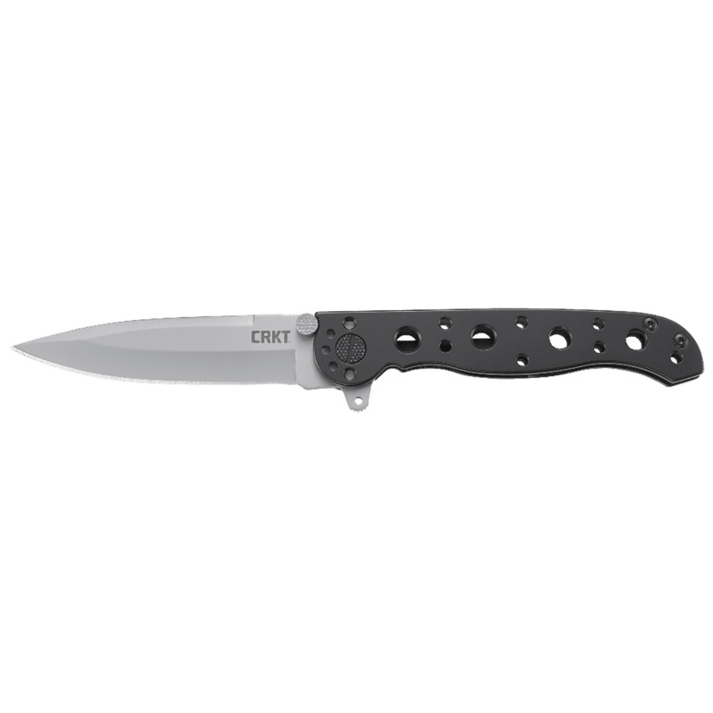 CRKT M1601S M16 01S 3.06 Folding Spear Point Plain Bead Blasted 8Cr14MoV SS BladeBlack Oxide Stainless Steel Handle Includes Poc