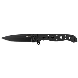 CRKT M1601KS M16 01KS 3.06 Folding Spear Point Plain Black EDP 8Cr14MoV SS BladeBlack Stainless Steel Handle Includes Pocket Cli