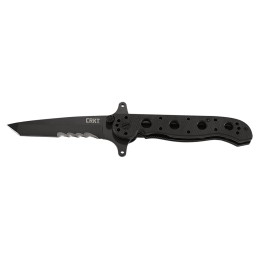 CRKT M1613SFG M16 13SFG 3.50 Folding Tanto Veff Serrated Black TiN 4116 Stainless Steel BladeBlack G10 Handle Includes Pocket Cl