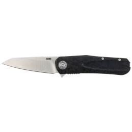 CRKT 6535 MahHawk  3.19 Folding Drop Point Plain Satin D2 Steel Blade Black GRN Handle Includes Pocket Clip