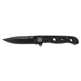 CRKT M1603DB M16 03DB 3.58 Folding Spear Point Plain Black Stonewashed D2 Steel BladeBlack Aluminum Handle Includes Pocket Clip