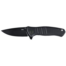 CRKT 6295 Dextro  3.18 Folding Drop Point Plain Black TiNi D2 Steel BladeBlack Aluminum Handle Includes Pocket Clip