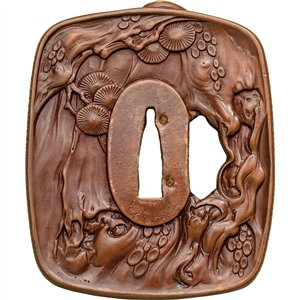 Pine Crane Wakizashi