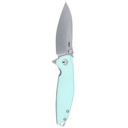 CRKT 2560 Ibis  EDC 3.09 Folding Drop Point Plain Stonewashed 14C28N Steel Blade Blue G10SS Handle