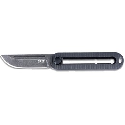 CRKT 4800 KatanaX  EDC 2.01 Plain Black D2 Steel Blade Black Grivory Handle