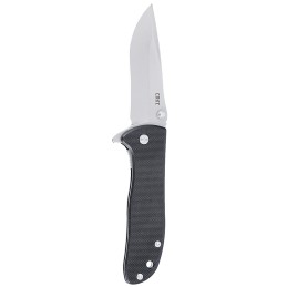 CRKT 6450D2 Drifter  EDC 2.88 Folding Drop Point Plain Stonewashed D2 Steel Blade Black Textured G10 Handle