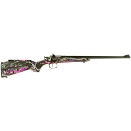 Crickett KSA2160 Youth  22 LR 1rd 16.12 Barrel  Receiver Fixed FrontAdjustable Rear Peep Sight Hydro Dipped Muddy Girl Synthetic