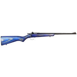 Crickett KSA2222 Youth  22 LR 1rd 16.12 Blued Barrel  Receiver Fixed FrontAdjustable Rear Peep Sights Blue Laminate Stock w11.5 