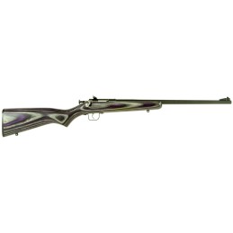 Crickett KSA2227 Youth  22 LR 1rd 16.12 Blued Barrel  Receiver Fixed FrontAdjustable Rear Sights Purple Laminate Stock w11.5 LOP