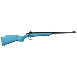 Crickett KSA2302 Youth  22 LR 1rd 16.12 Blued Barrel  Receiver Fixed FrontAdjustable Rear Peep Sights Blue Synthetic Stock w11.5