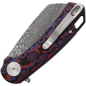 Linerlock Damascus Red