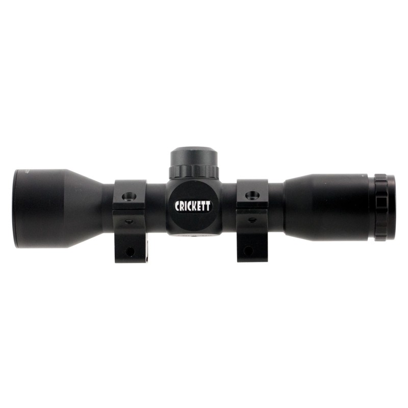 Crickett KSA054 Quick Focus  Black 4x32mm 1 Tube MilDot Reticle