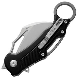 Button Lock Karambit Black