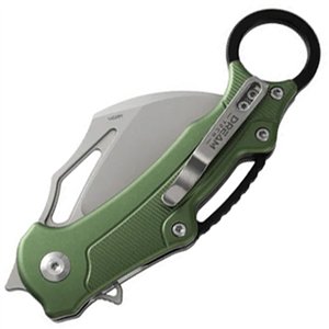 Button Lock Karambit Green