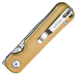 Buttonlock Aluminum Damascus