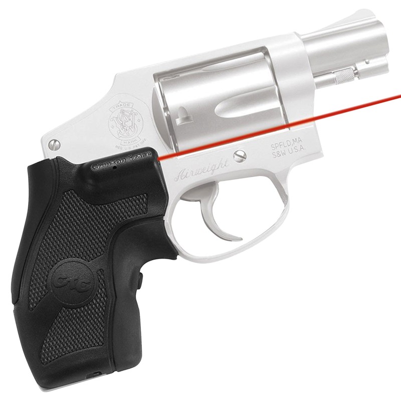 Crimson Trace 011680 LG405 Lasergrips  Red Laser Smith  Wesson JFrame Round Butt