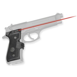 Crimson Trace 0119201 LG402 MilSpec Lasergrips  Black Red Laser Beretta 9296M9