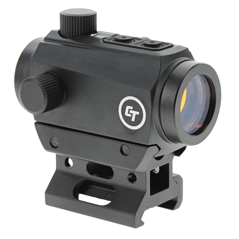 Crimson Trace 0102030 CTS25 Compact Matte Black 1 x 20mm 4 MOA Illuminated Red Dot Reticle