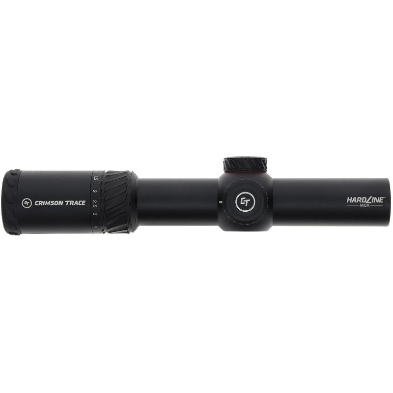 Crimson Trace 013002401 Hardline  Black Anodized 16x24mm 34mm Tube Illuminated CT TR1MOA Reticle