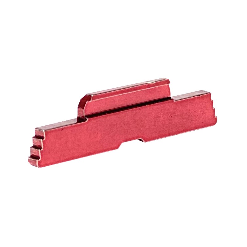 Cross Armory CRG5SLRD Slide Lock  Extended Compatible wGlock Gen15P80 Red Steel