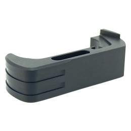 Cross Armory CRG5MCBK Mag Catch  Extended Compatible wGlock Gen45 Black Anodized Aluminum