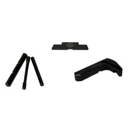 Cross Armory CRG4OKBK 3 Piece Kit  Extended Compatible wGlock Gen4 Black SteelAluminum Pistol