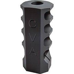 CVA AC1725 Muzzle Brake  Black Nitride with 3420 tpi Threads for 45 Cal CVA Paramount Accura LRX Accura MRX