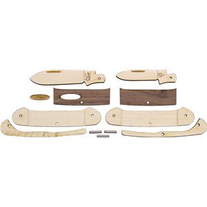 Wooden Knife Kit Canoe