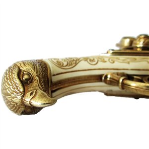 French 2 Barrel Flintlock