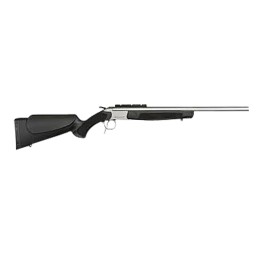 CVA CR4818S Scout Takedown Compact 300 Blackout 1rd 16.50 ThreadedFluted Matte Stainless BarrelRec Black Synthetic Furniture Sco