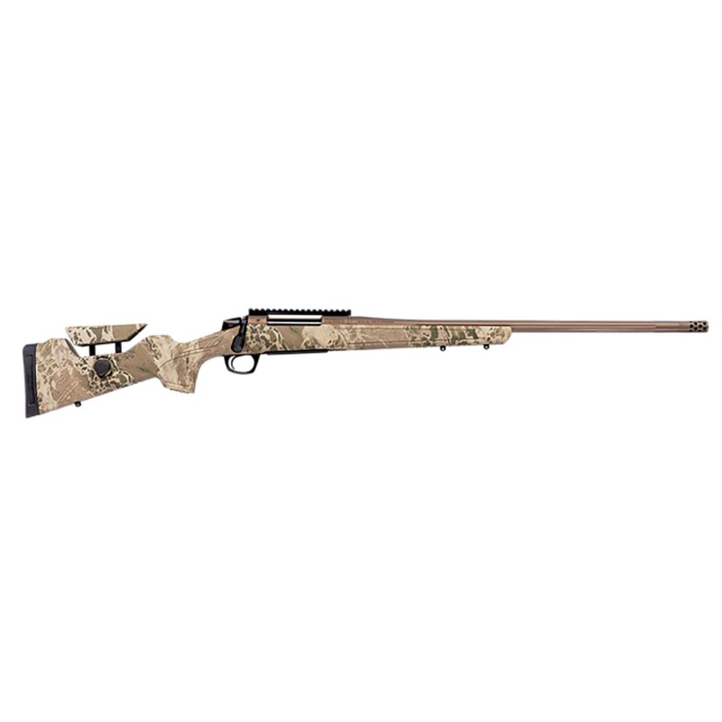 CVA CR3959 Cascade Long Range Hunter Full Size 6.5 PRC 24 Smoked Bronze Cerakote Steel Threaded Barrel Realtree Hillside Synthet