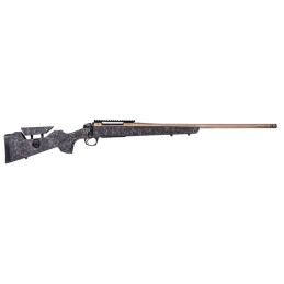 CVA CR3960F Cascade Long Range Hunter Full Size 7mm Rem Mag 24 Smoked Bronze Cerakote Steel Threaded Barrel Black wSmoked Bronze