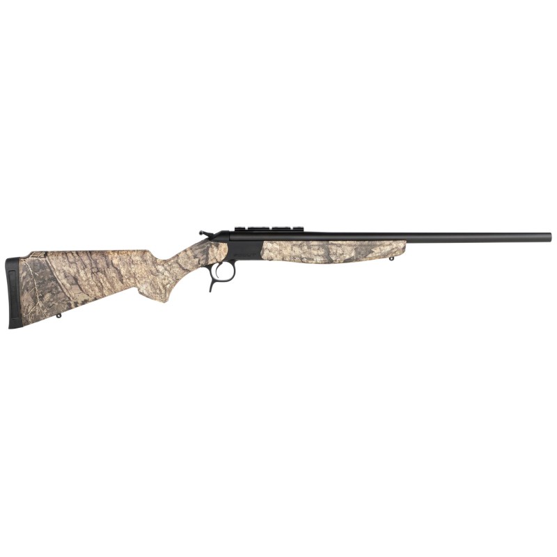 CVA CR4916 Scout Compact 410 Gauge with 22 Barrel 1rd Capacity Matte Blued Metal Finish  Realtree Timber Synthetic Stock Right H