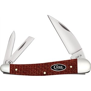 Seahorse Whittler Red Burlap