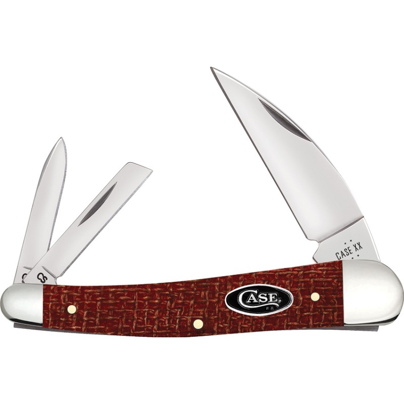 Seahorse Whittler Red Burlap