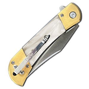 Linerlock A/O Pearl/Gold
