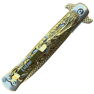 Stiletto Linerlock A/O Gold