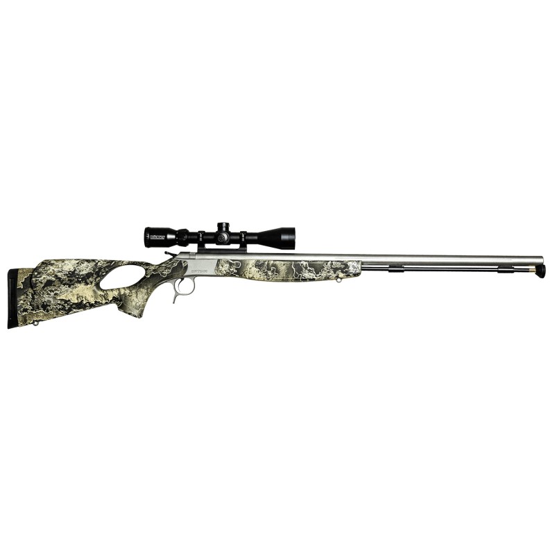 CVA PR2038SSC Optima V2 Long Range 50 Cal 209 Primer 28 Fluted Stainless BarrelRec Realtree Excape Ambi Thumbole Stock QuickRele