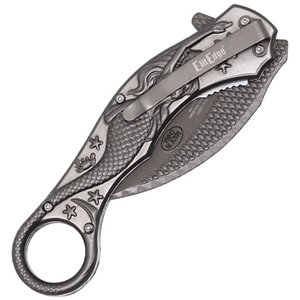 Mermaid Karambit Linerlock Gry