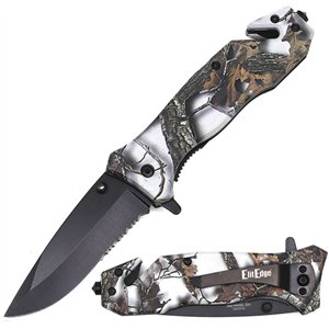 Linerlock A/O Black Camo