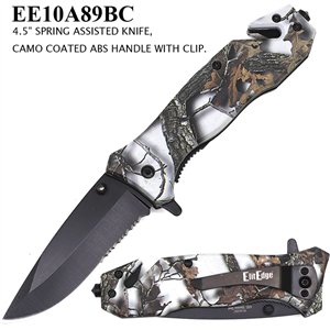 Linerlock A/O Black Camo