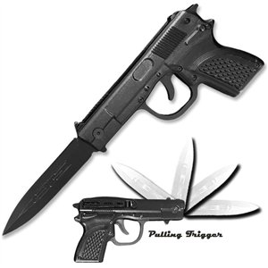 Top Open Trigger Lock Black