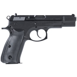 CZUSA 91130 CZ 75 B  9mm Luger 161 4.60 Black Steel Barrel  Serrated Steel Slide Black Polycoat Steel Frame wBeavertail Black Pl