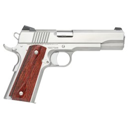 Dan Wesson 01889 Razorback  10mm Auto Caliber with 5 Match Grade Barrel 81 Capacity Overall Stainless Steel Finish Beavertail Fr