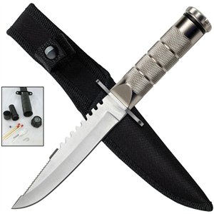 Survival Fixed Blade Silver